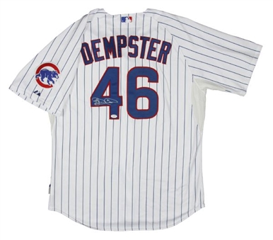 2008 Ryan Dempster Game Used and Signed Chicago Cubs Home Jersey